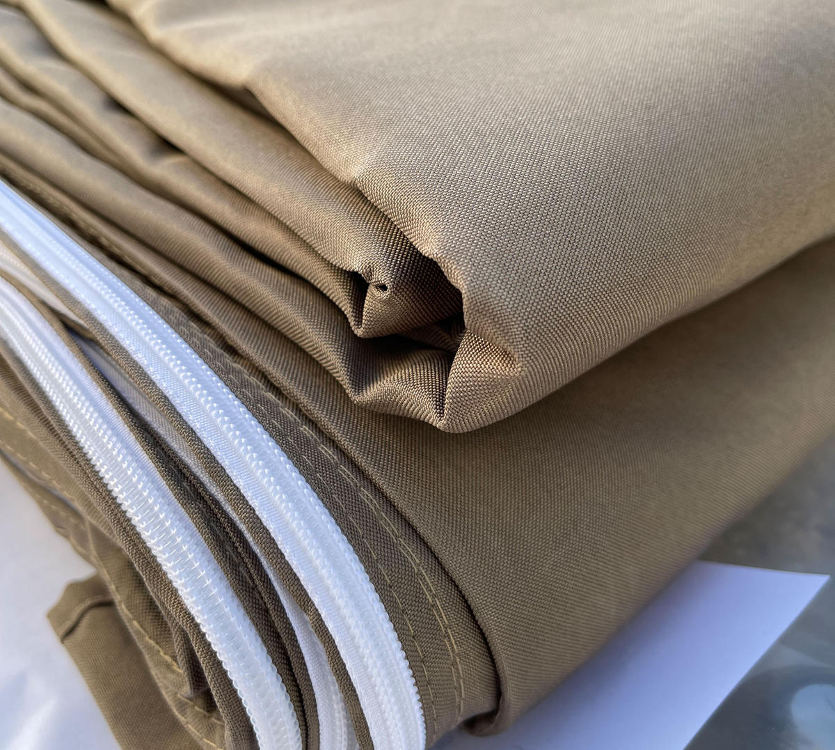 SEITENWAND Set Hardtop Pavillon 3x3m - Braun, Textil (260/205/260cm) - QUICK STAR