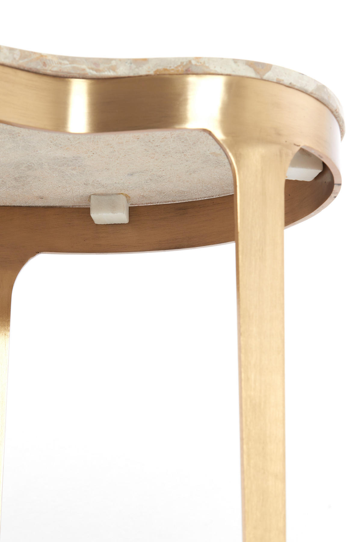 BEISTELLTISCH Giulio Braun 51/38/48 cm - Braun, Metall (51/38/48cm) - Light & Living
