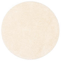 LUXUS HOCHFLOR LANGFLOR TEPPICH MILANO RUND - Creme, Textil (160/160cm) - Snapstyle