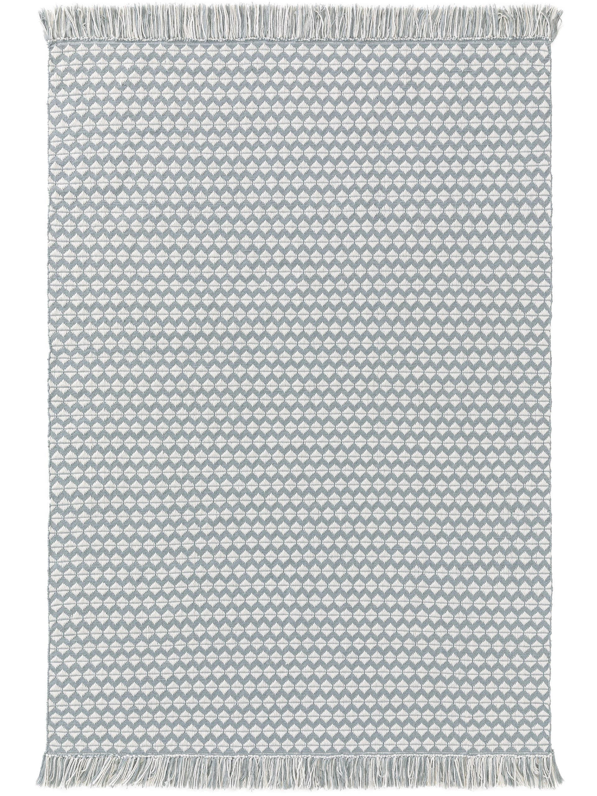 TEPPICH aus recyceltem Material Morty Blau 160x230 cm - Blau, Textil (160/230cm) - benuta Pure