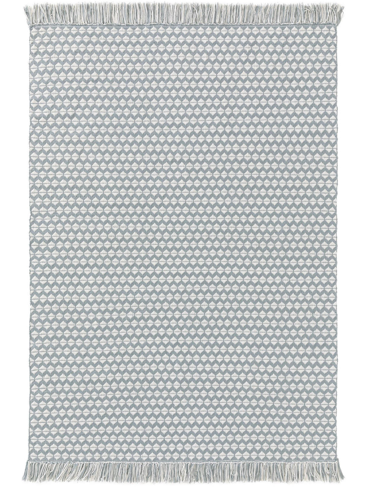 TEPPICH aus recyceltem Material Morty Blau 160x230 cm - Blau, Textil (160/230cm) - benuta Pure