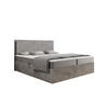 BOXBETT Labett CLEO 160/220 Beige Velvet-Cord – H3 - Beige, Holz (160/220cm) - Labett