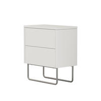 NACHTTISCH Calvin Weiß 45 x 50 cm - Weiß, Holzwerkstoff (45/50/25cm) - Vicco