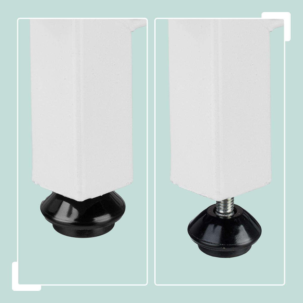 KAMINHOLZREGAL - Weiß, Metall (65/35/21cm) - Relaxdays