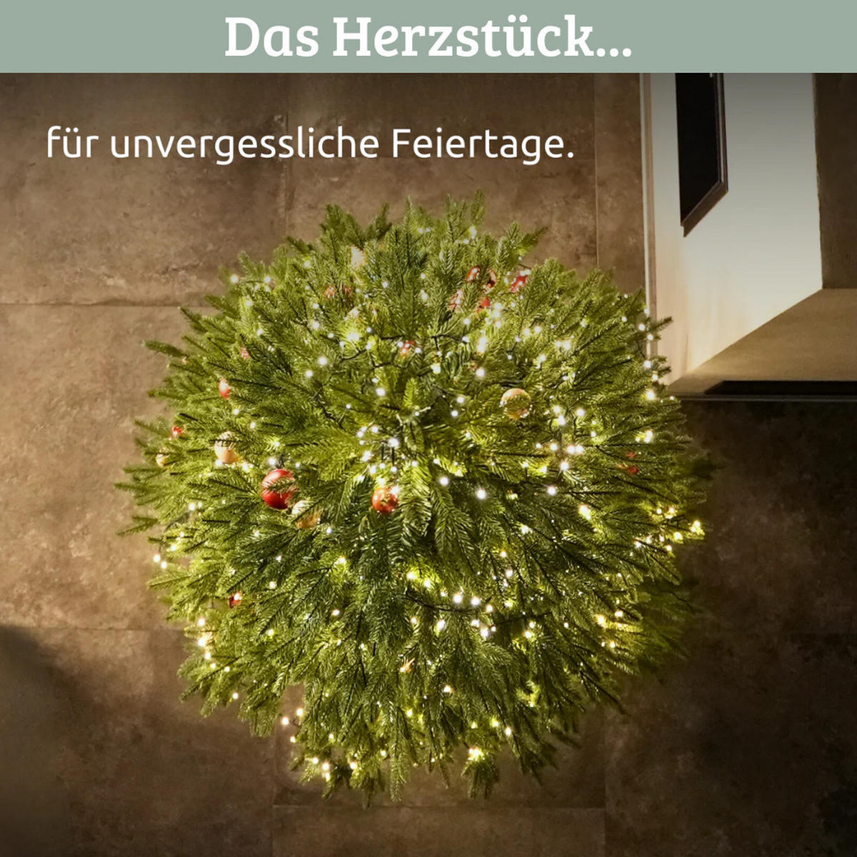 WEIHNACHTSBAUM künstlich 160 cm mit Schnee Inkl. Lichterkette Nordfichte Spritzguss - Weiß, Kunststoff (105cm) - DELUKE