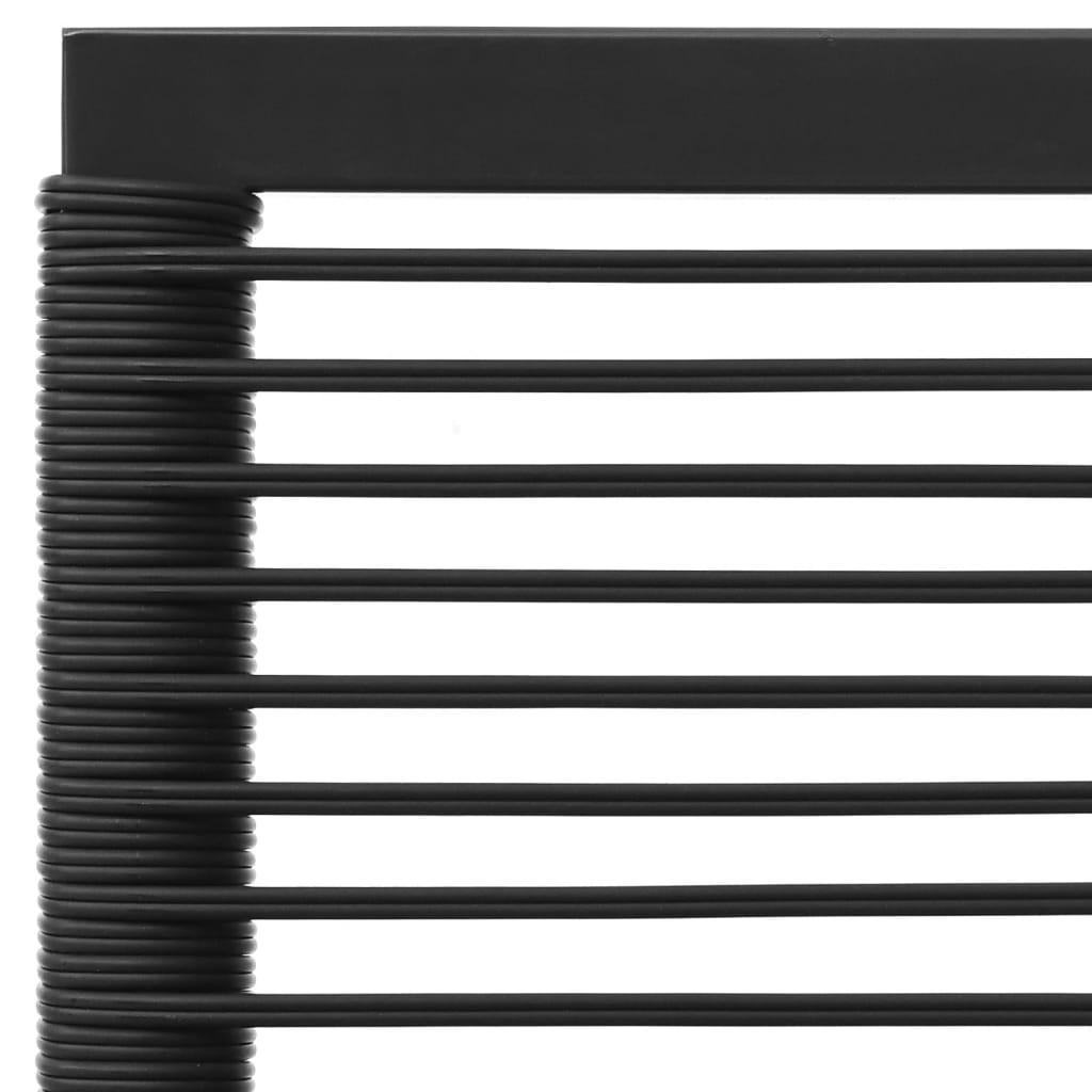 vidaXL Garten-Lounge-Set Schwarz