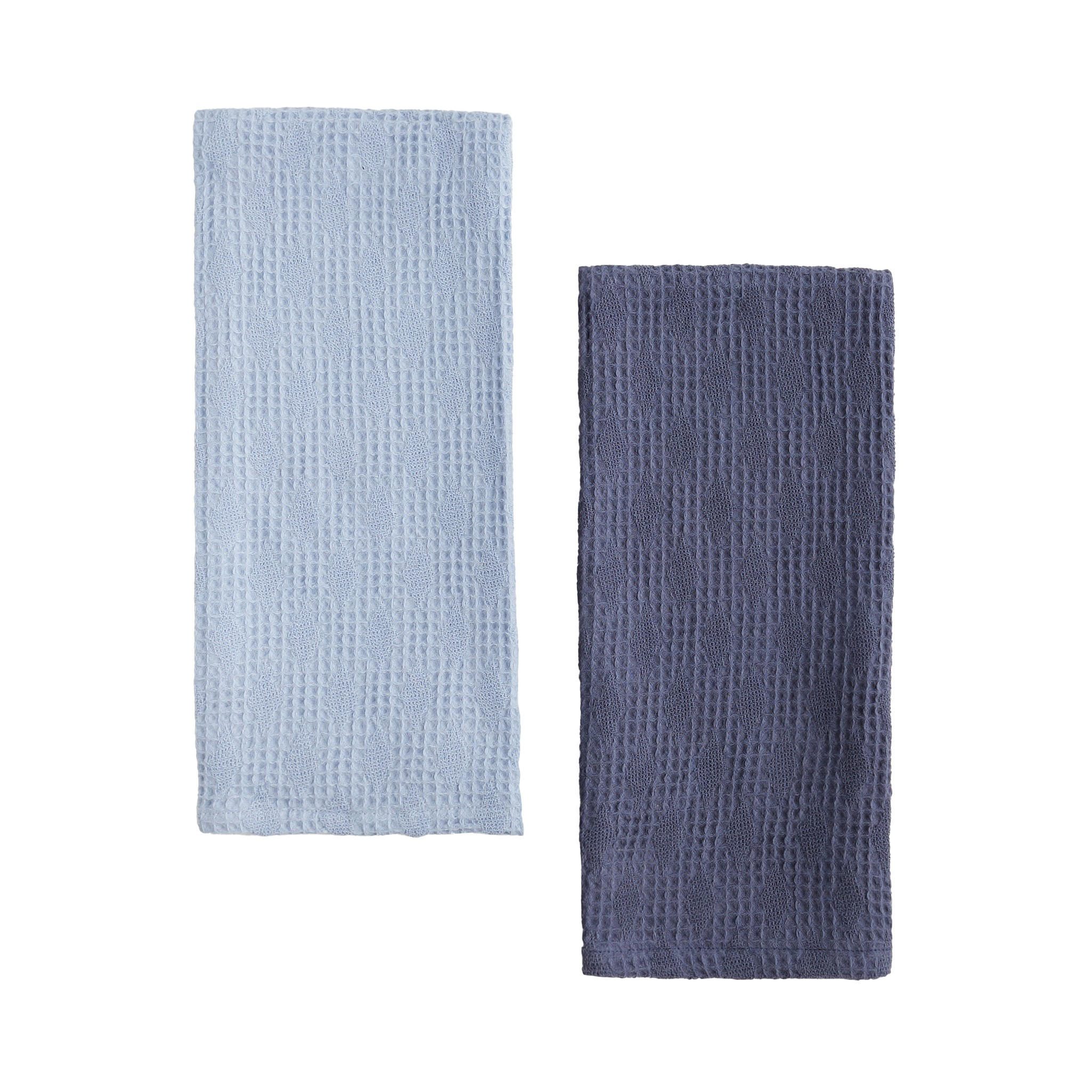 GESCHIRRTUCH-SET Disheri (2er-Set) - Hellblau, Textil (45/65cm) - home&you
