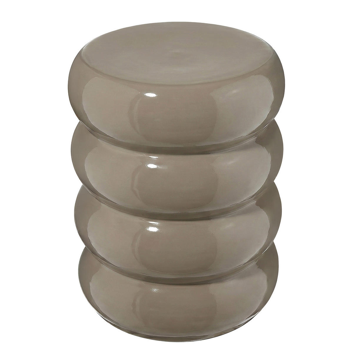 BEISTELLTISCH Artista - Beige, Keramik (35/46/35cm) - Butlers