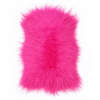 SCHAFFELL Islandfell Fuchsia Pink Langwollig ca. 110 cm - Pink, Fell (65/110cm) - Provellus