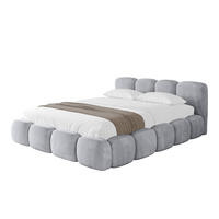 POLSTERBETT mit Bettkasten und Lattenrost, Bett mit Matratze H3/H4 - KALA-v1 120x200 Hellgrau - Hellgrau, Holzwerkstoff/Textil (120/200cm) - ALTDECOR