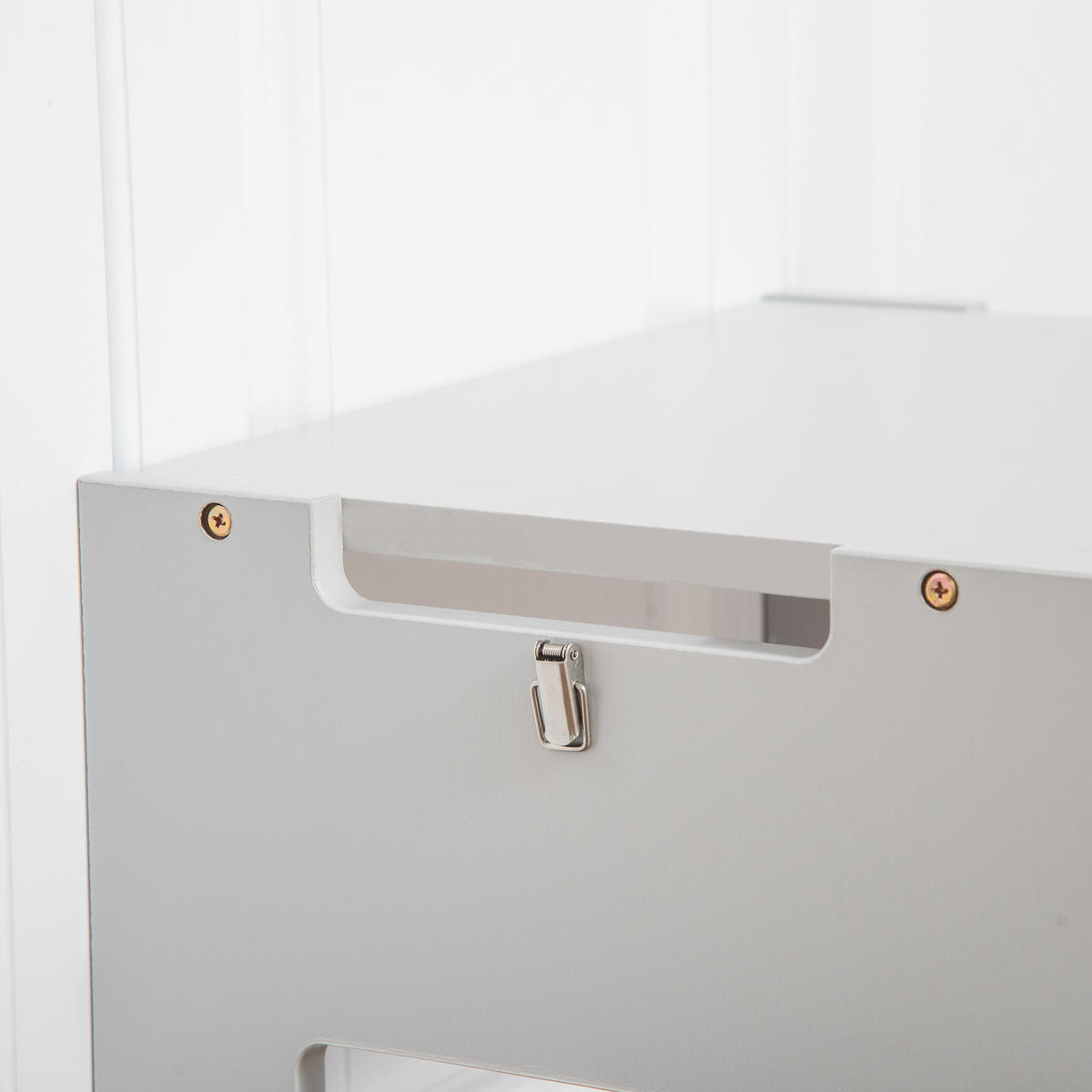 LERNTURM DE-17264 3-in-1 mit Tafel & Sicherheitsrand Grau - Grau, Holzwerkstoff (44/86/42cm) - ComfortXL