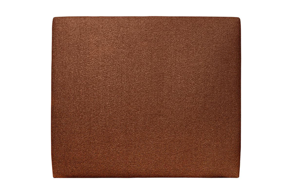 KOPFTEIL gepolstertes – Terrakotta Bouclé-Stoff - 140 cm - Beige/Terracotta, Karton/Holz (140/120/10cm) - Sommeil de Plomb
