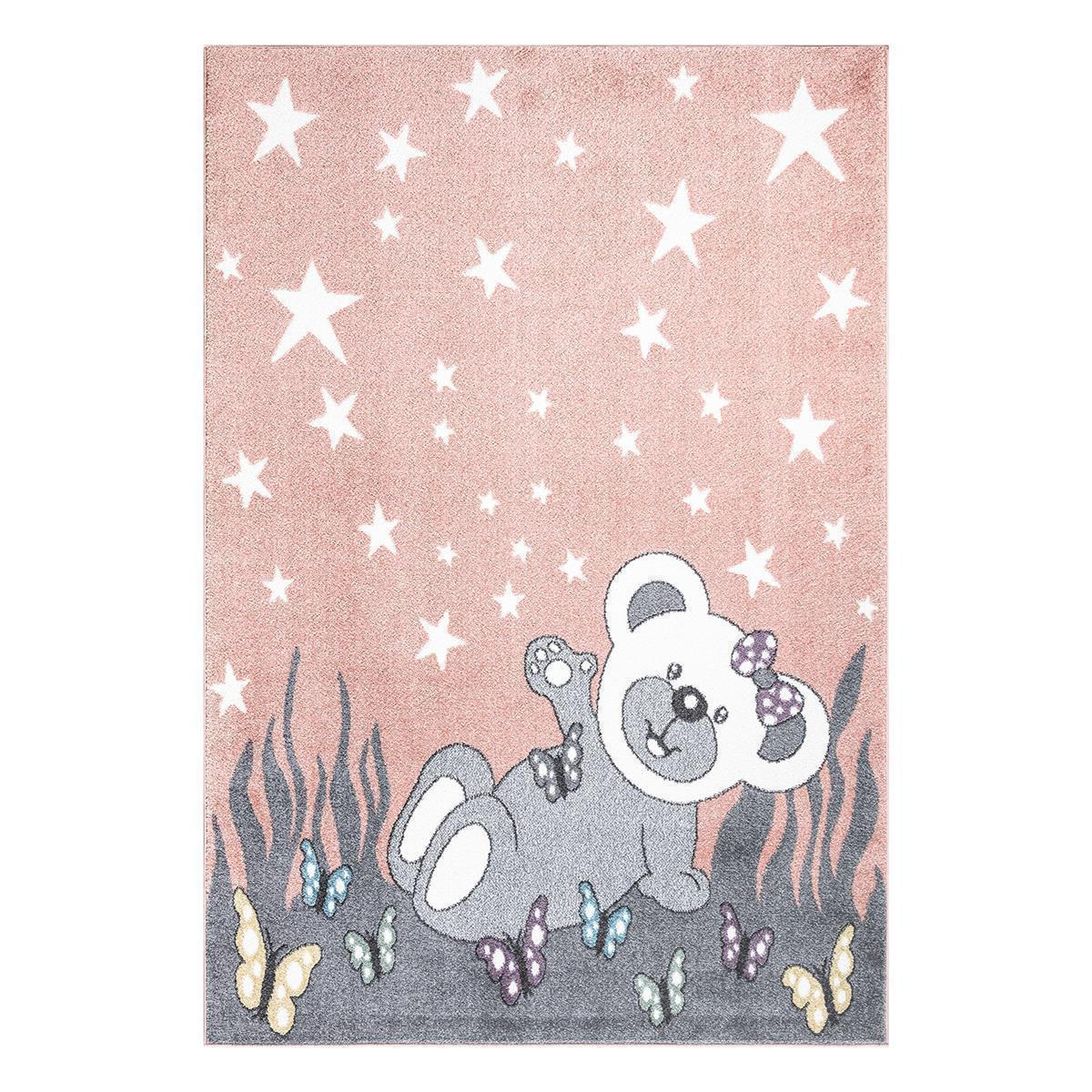 KINDERTEPPICH Anime 916 Rosa 190x280 cm - Rosa, Textil (190/280cm) - carpet city