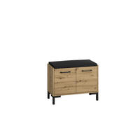 SCHUHSCHRANK NEVIO Beige 70x34x54 cm - Beige, Holzwerkstoff (70/54/34cm) - FURNLUX