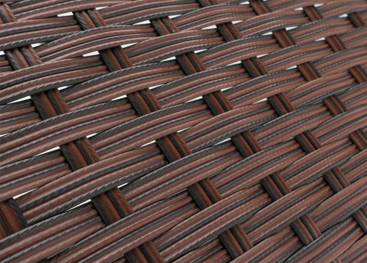 POLY-RATTAN GARTENTISCH rechteck Braun - Braun, Kunststoff (48/79/38cm) - MCW