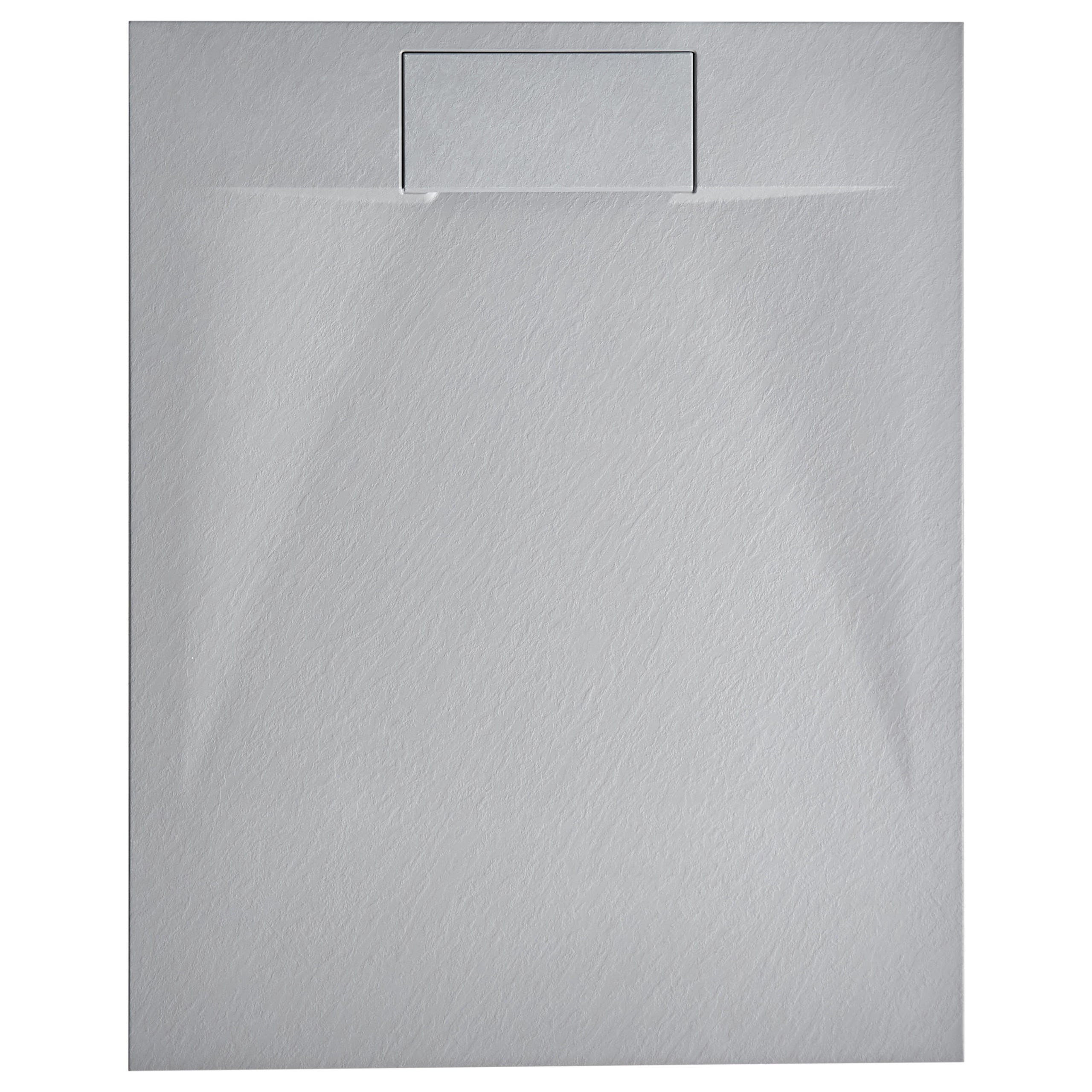 CĂDIȚĂ DE DUȘ 80/100/3 cm gri Azzurro - gri închis/gri, material plastic (100/3/80cm) - Beliani