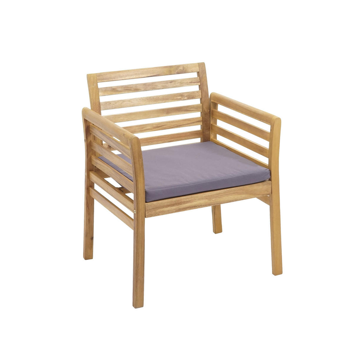 GARTENGARNITUR E99B Braun, Anthrazit - Braun/Grau, Holz - MCW
