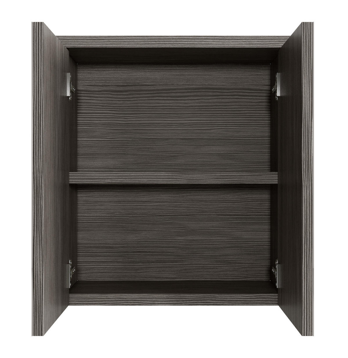 SPIEGELSCHRANK Toledo Grau Eiche - 60 x 20 x 60 cm - Eichefarben/Grau, Holz (60/60/20cm) - Badplaats