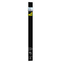 MAGNETPLATTE rahmenloses SLIMboard - Kreideoberfläche - 60x5 cm - Schwarz, Metall (60/5/0.3cm) - ALLboards