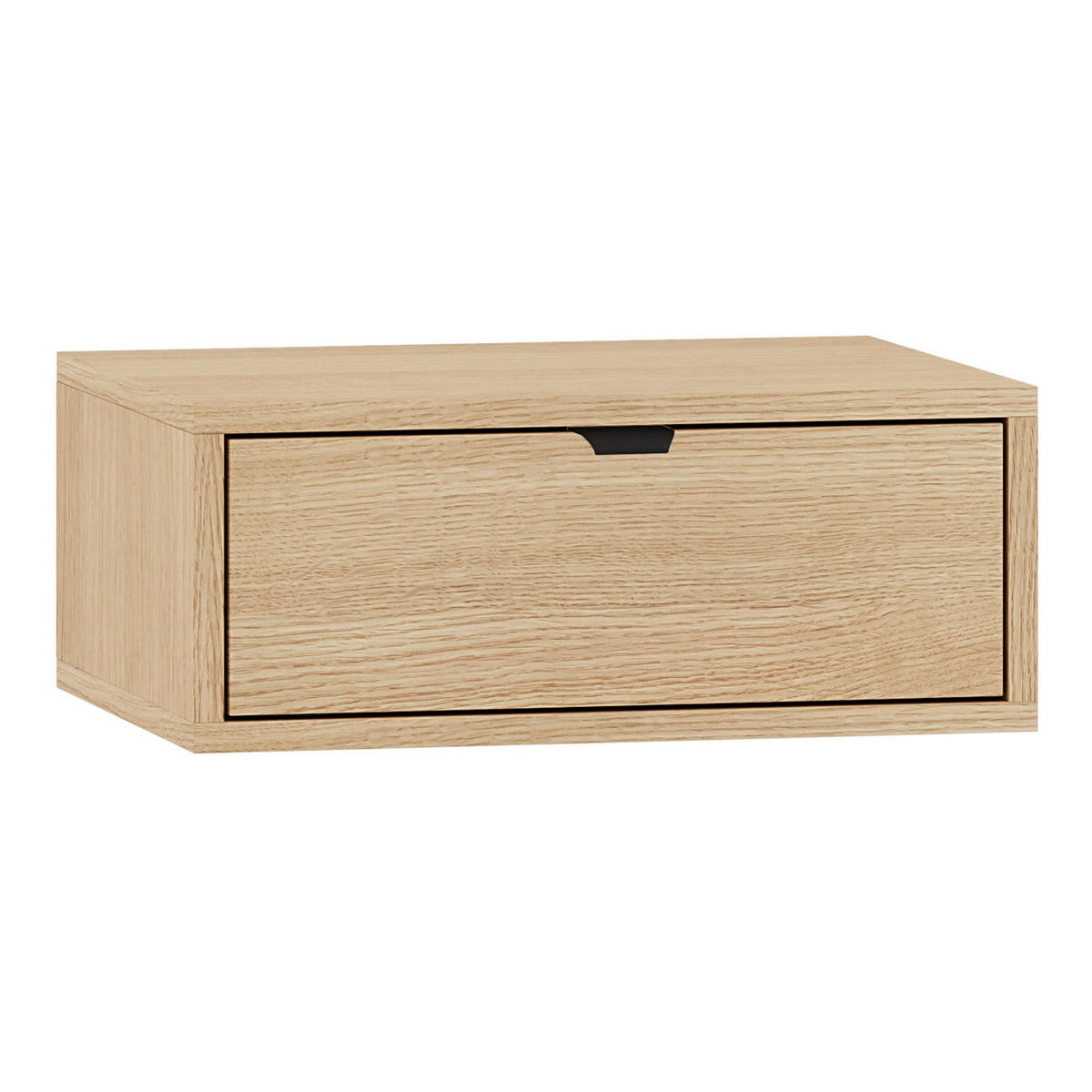 NACHTTISCH HEGGERS Eiche Mavelie 45 cm - Eichefarben/Beige, Holzwerkstoff/Metall (45/18/33cm) - Selsey