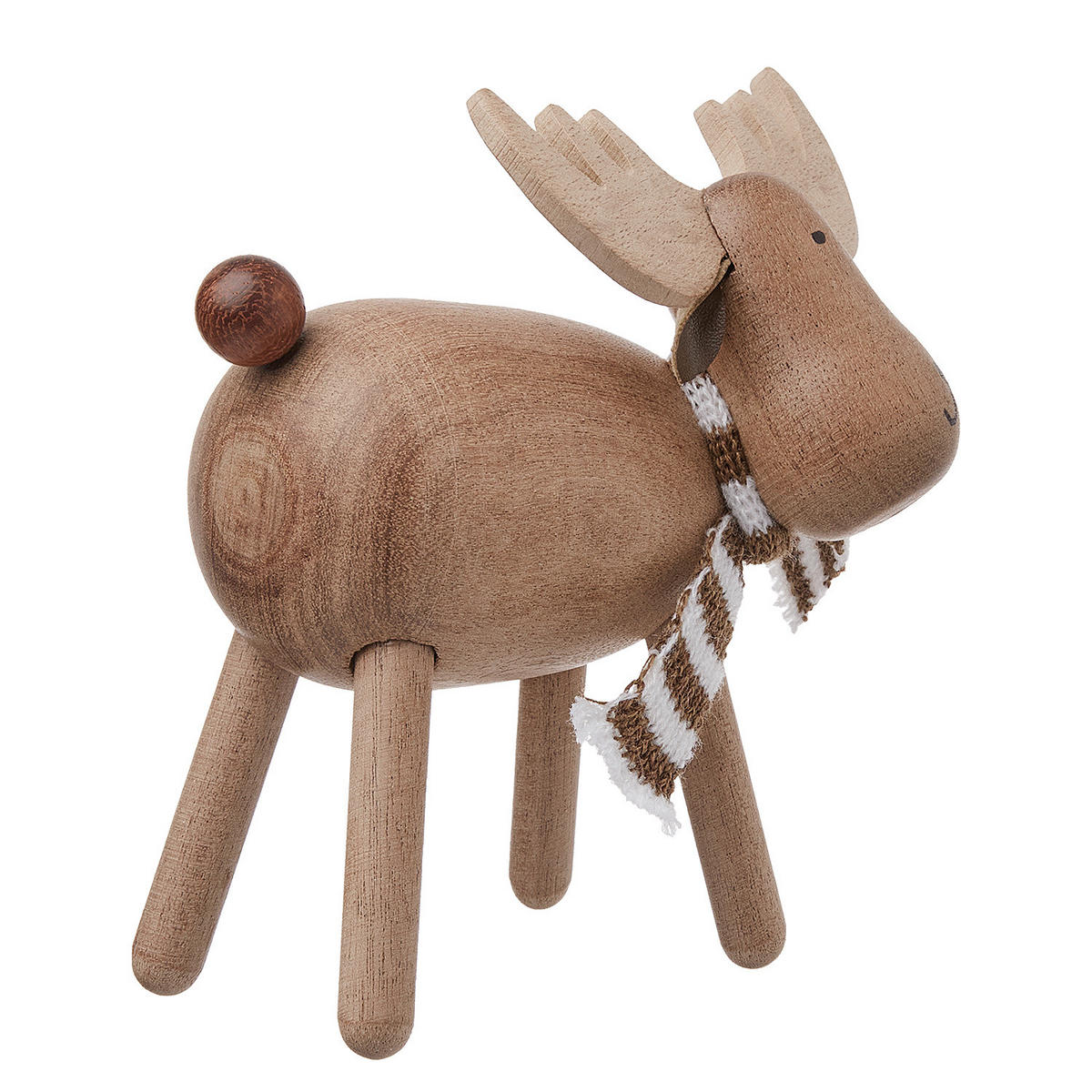 DEKO-ELCH Woody Forest - Braun, Holz (14/15/6cm) - Butlers