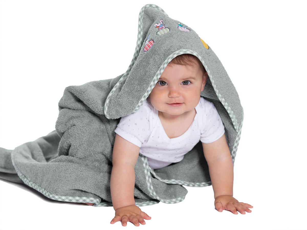 HANDTÜCHER, 100x100 cm, 100% Baumwolle, Grau - Grau, Textil (100/100cm) - Zollner