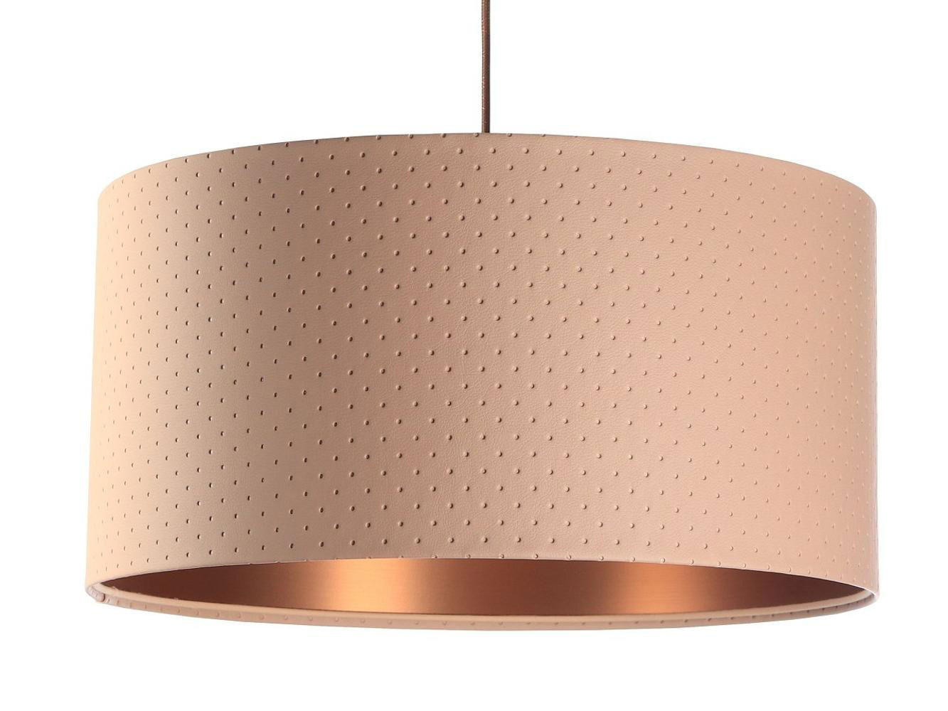 HÄNGELEUCHTE Kupfer 60/30 cm - Beige/Kupferfarben, Kunststoff (60/1.1/30cm) - ONZENO