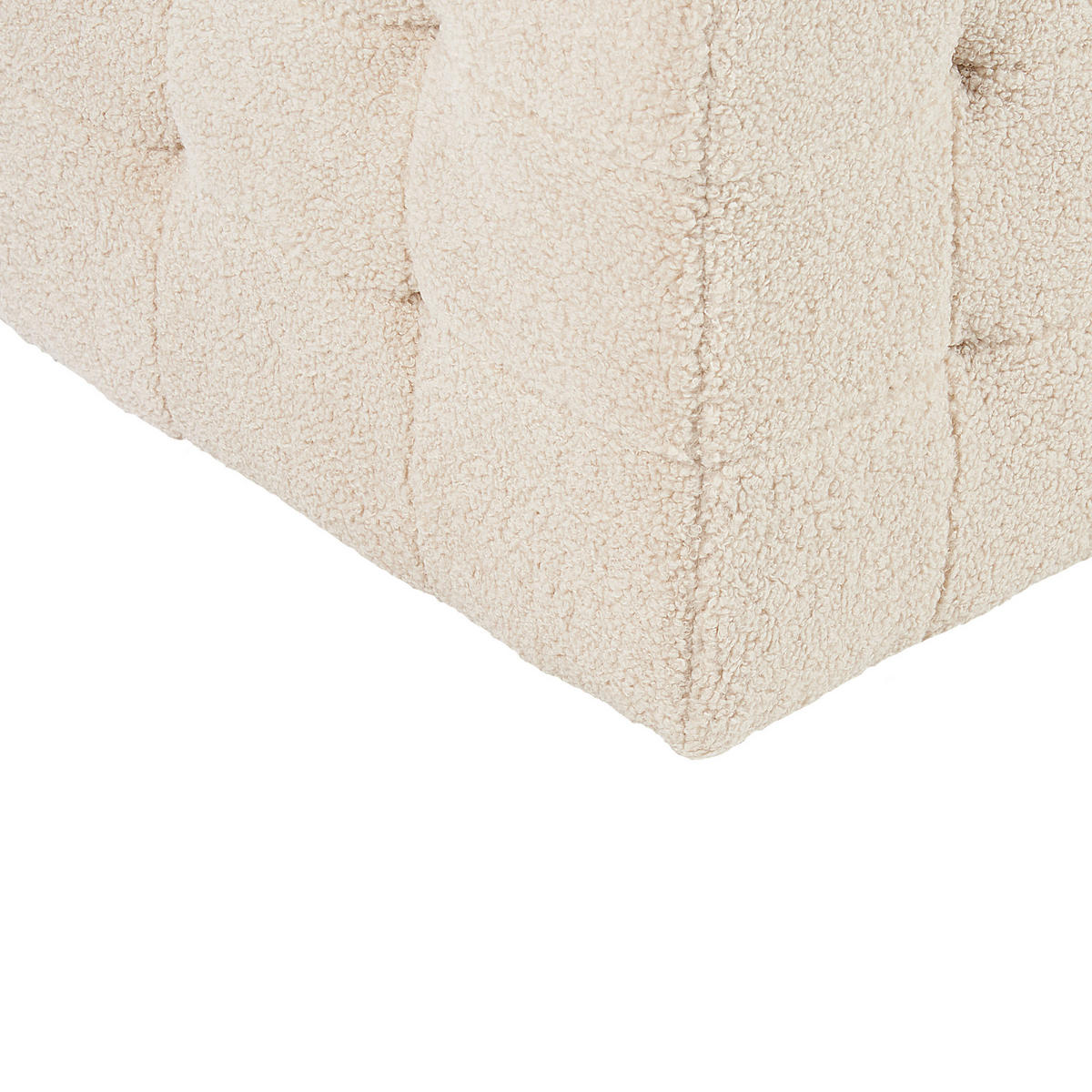 TRUHENBANK Michigan 42/72/40 cm - Beige, Textil (72/40/42cm) - Beliani