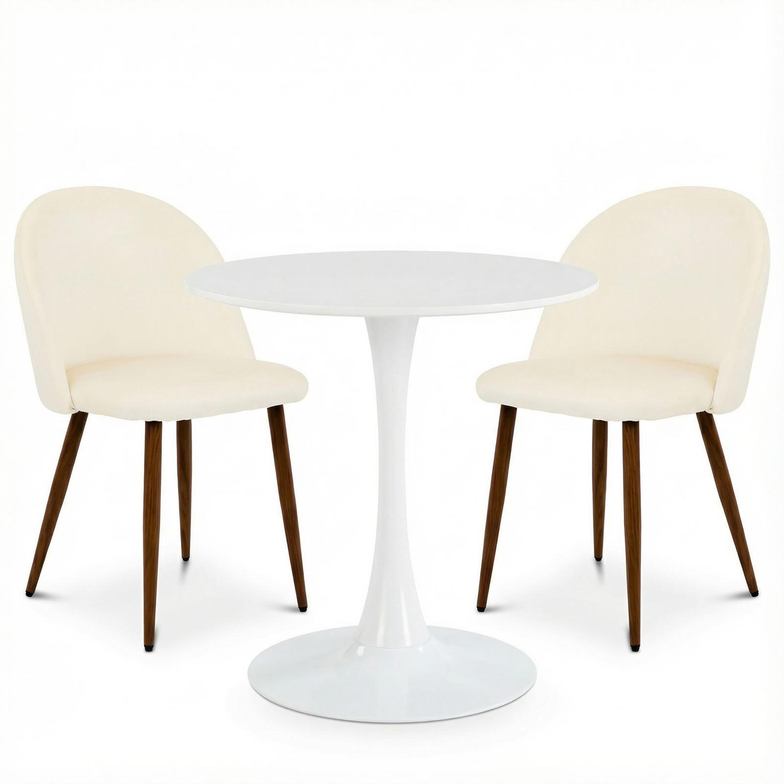 ESSGRUPPE LOIRE NAVIA 3er Set weiß - Weiß, Holzwerkstoff - IDIMEX