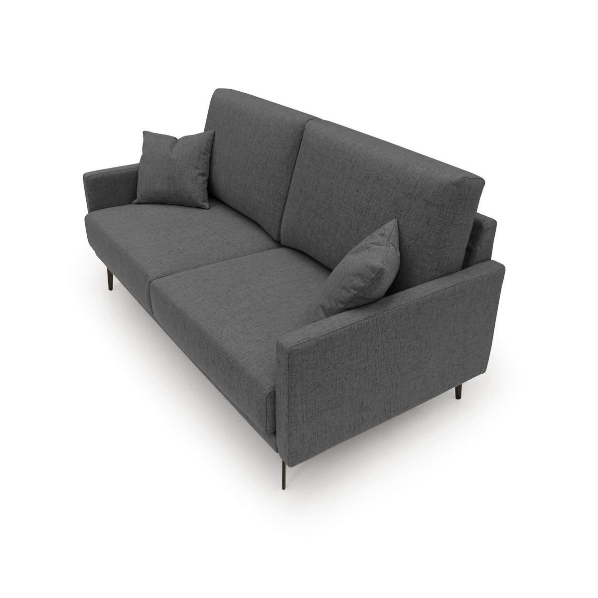 LINEARSOFA Saturno - Anthrazit, Textil (180/94/90cm) - Divani.store
