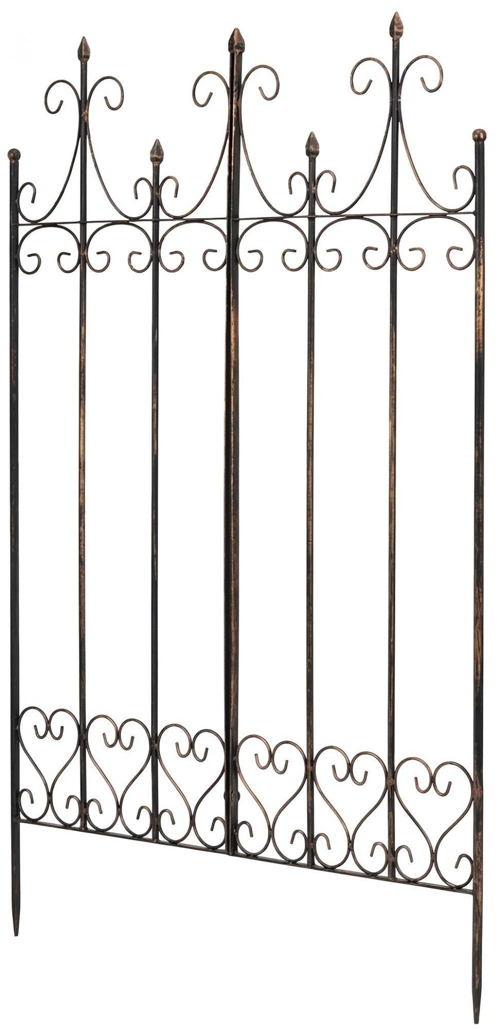 RANKGITTER Metall Bronze - Bronzefarben, Metall (100/150/2cm) - CLP