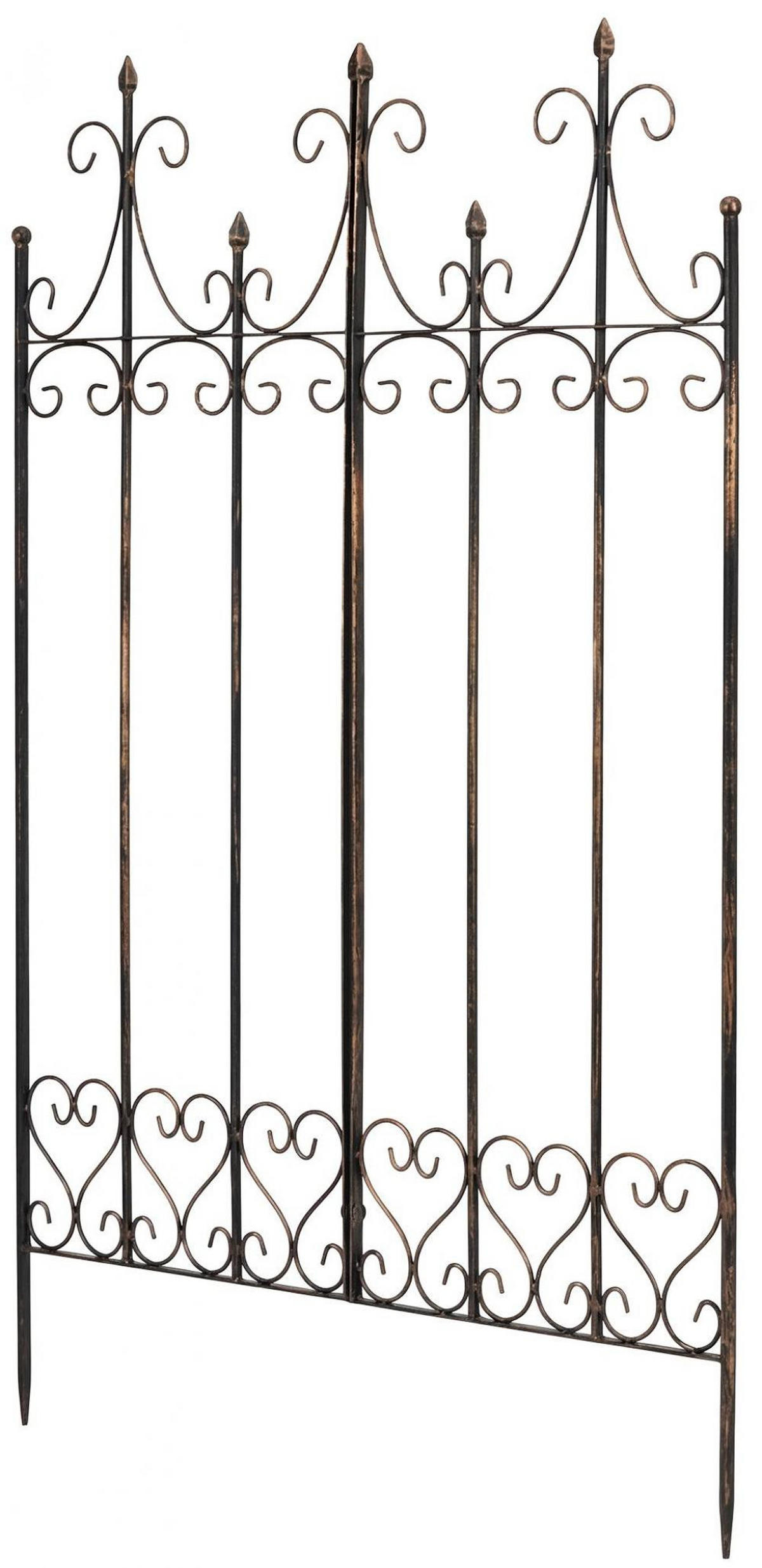 RANKGITTER Metall Bronze - Bronzefarben, Metall (100/150/2cm) - CLP