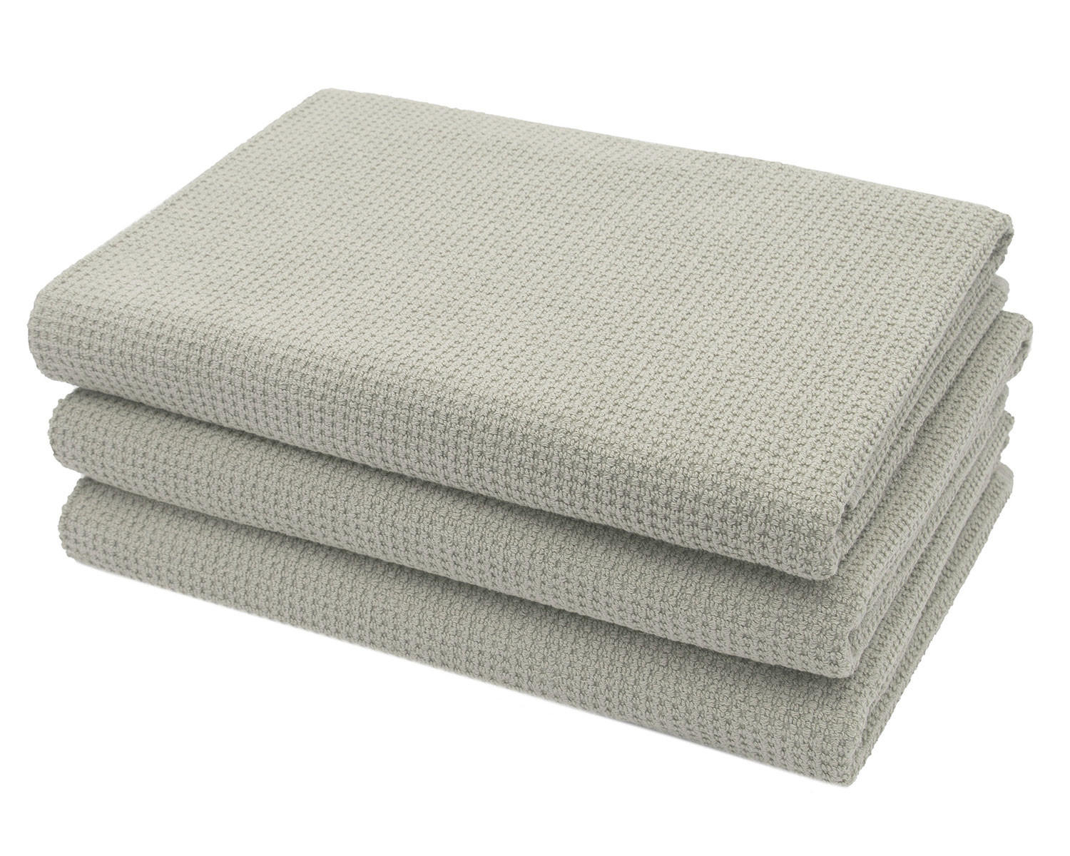 DUSCHTÜCHER, 3er-Set, 70x140 cm, 100% Baumwolle, Grau - Grau, Textil (70/140cm) - Zollner