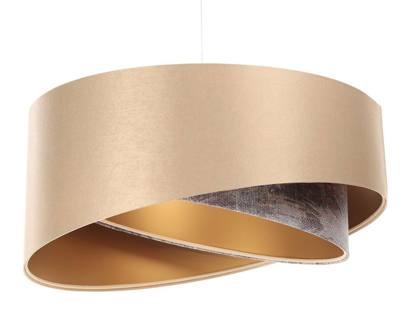 HÄNGELEUCHTE Gold 50/23 cm - Goldfarben, Kunststoff (50/1.3/23cm) - ONZENO