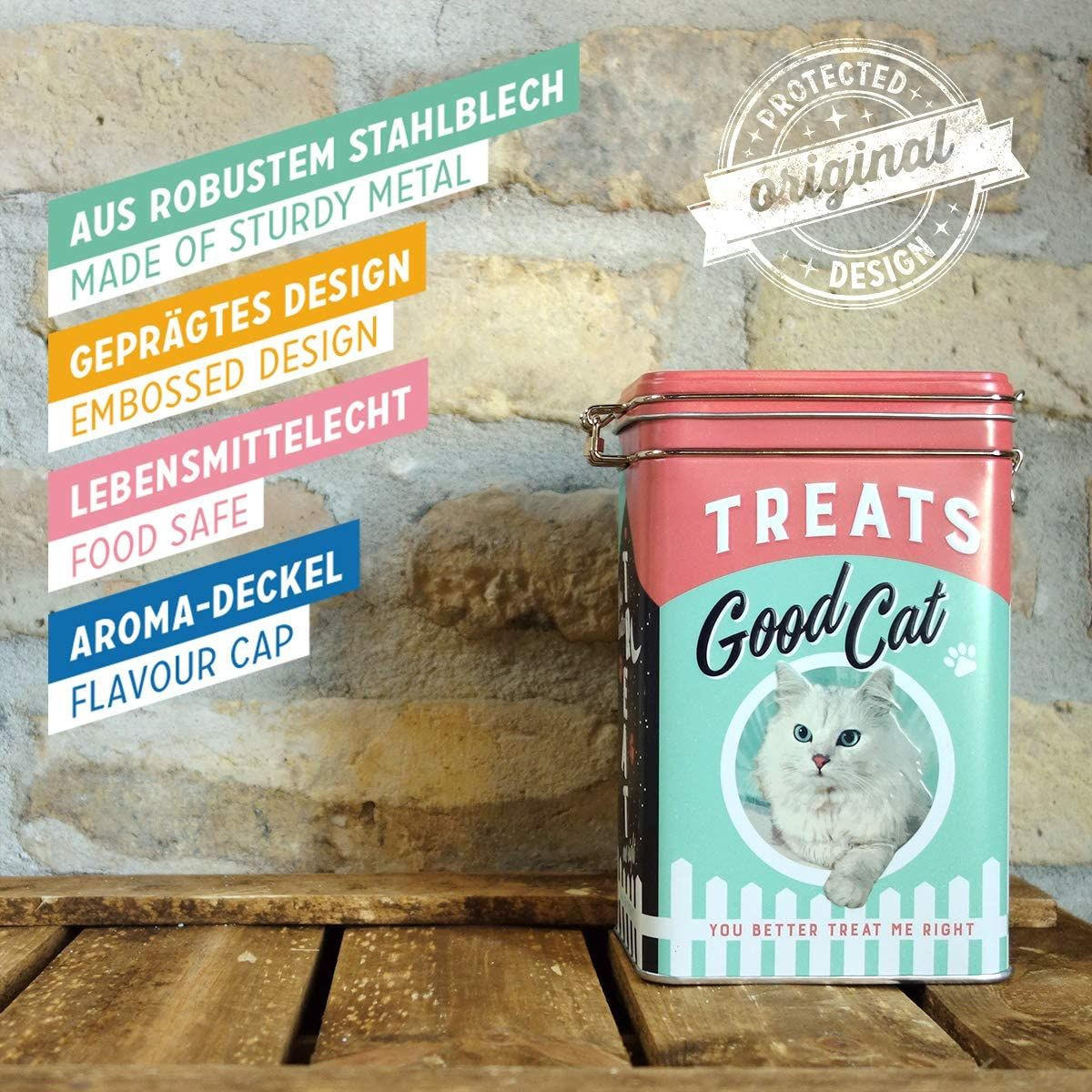 AROMADOSE Animal Club Good Cats - Multicolor, Metall (11/17.5/7.5cm) - Nostalgic-Art