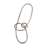 WANDPANEEL Wun Silber 38/11/90cm - Silberfarben, Metall (11/90/38cm) - PTMD Collection