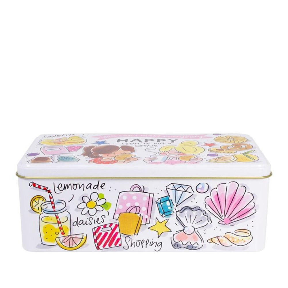 DOSEN Happy in Bunt - 19,5 x 10,5cm - Multicolor, Metall (10.4/7/19.5cm) - Blond Amsterdam