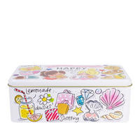 DOSEN Happy in Bunt - 19,5 x 10,5cm - Multicolor, Metall (10.4/7/19.5cm) - Blond Amsterdam