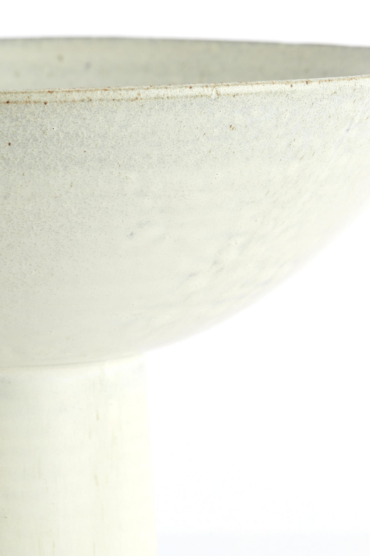 SCHALE Vasco Weiß Ø35,5/25,5 cm - Weiß, Keramik (25.5cm) - Light & Living