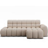 ECKSOFA Lorveno R - Beige (Calmora 18) - Beige, Holzwerkstoff (283/165cm) - Möblo