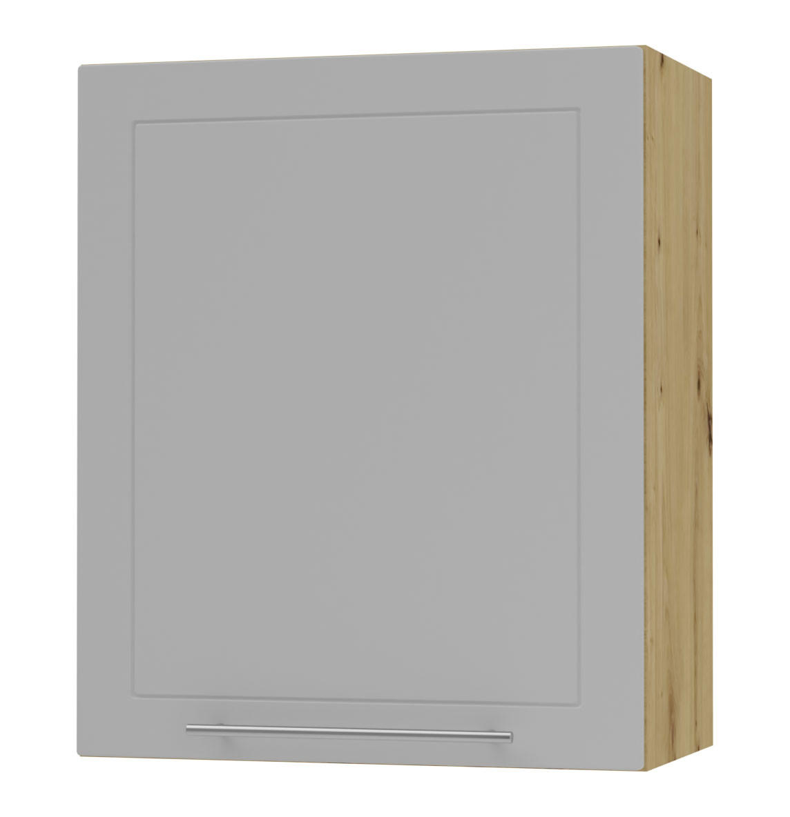 Feldmann-Wohnen Küchenhängeschrank Grau, Eiche Artisan 60x72x32.5 cm