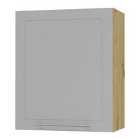 KÜCHENHÄNGESCHRANK Kvantum W2/60 Dust Grey Matt / Eiche Artisan Matt 60 / 32,5 / 72cm - Eiche Artisan/Grau, Holz/Holzwerkstoff (60/72/32.5cm) - Feldmann-Wohnen