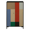 SIDEBOARD aus MDF mit 2 dekorativen Türen WALTER - Multicolor, Holzwerkstoff (40/123/75cm) - RNT By Really Nice Things