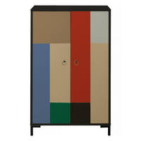 SIDEBOARD aus MDF mit 2 dekorativen Türen WALTER - Multicolor, Holzwerkstoff (45/123/75cm) - RNT By Really Nice Things