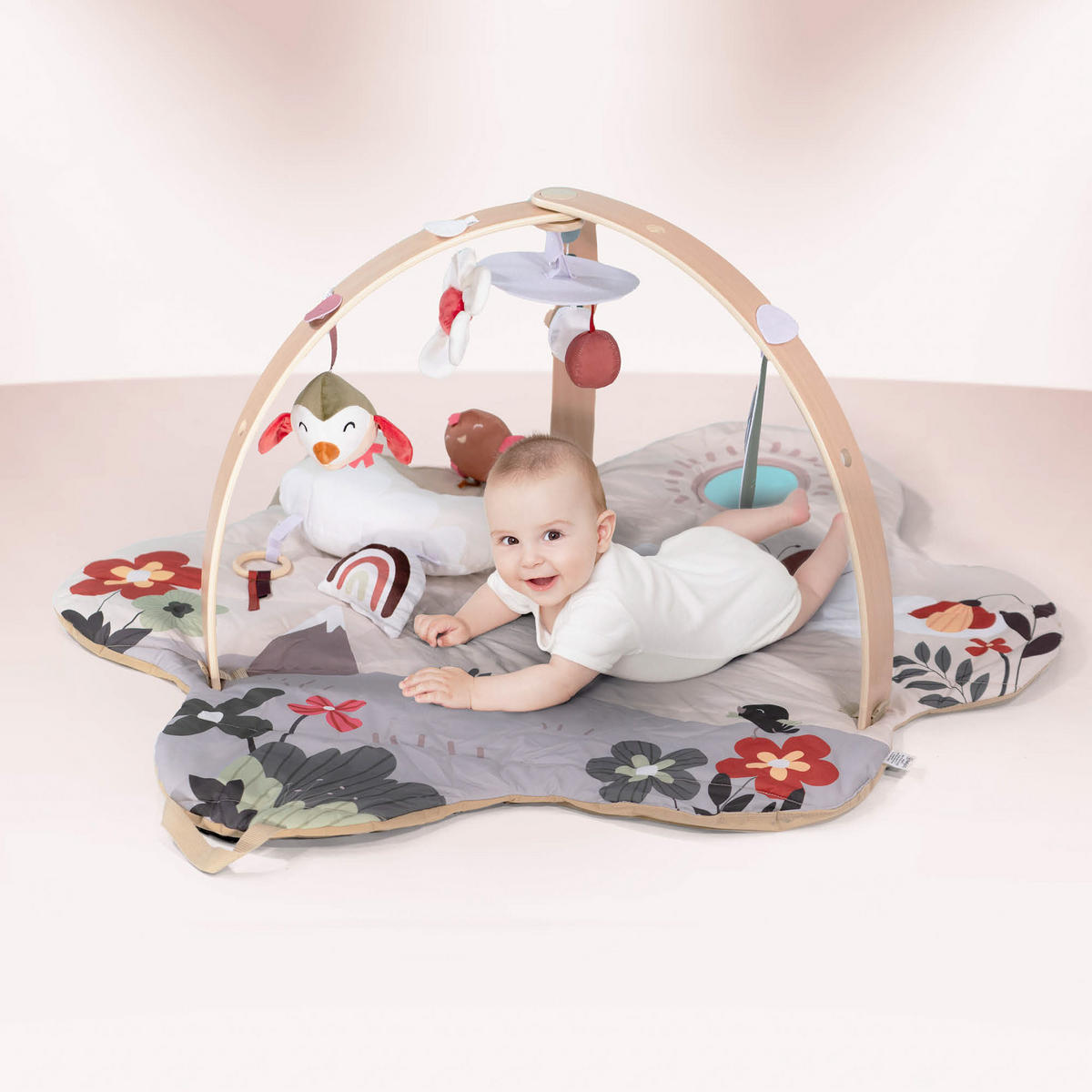 SPIELBOGEN Bianca Flower - Multicolor, Holz (57/90cm) - BabyGo