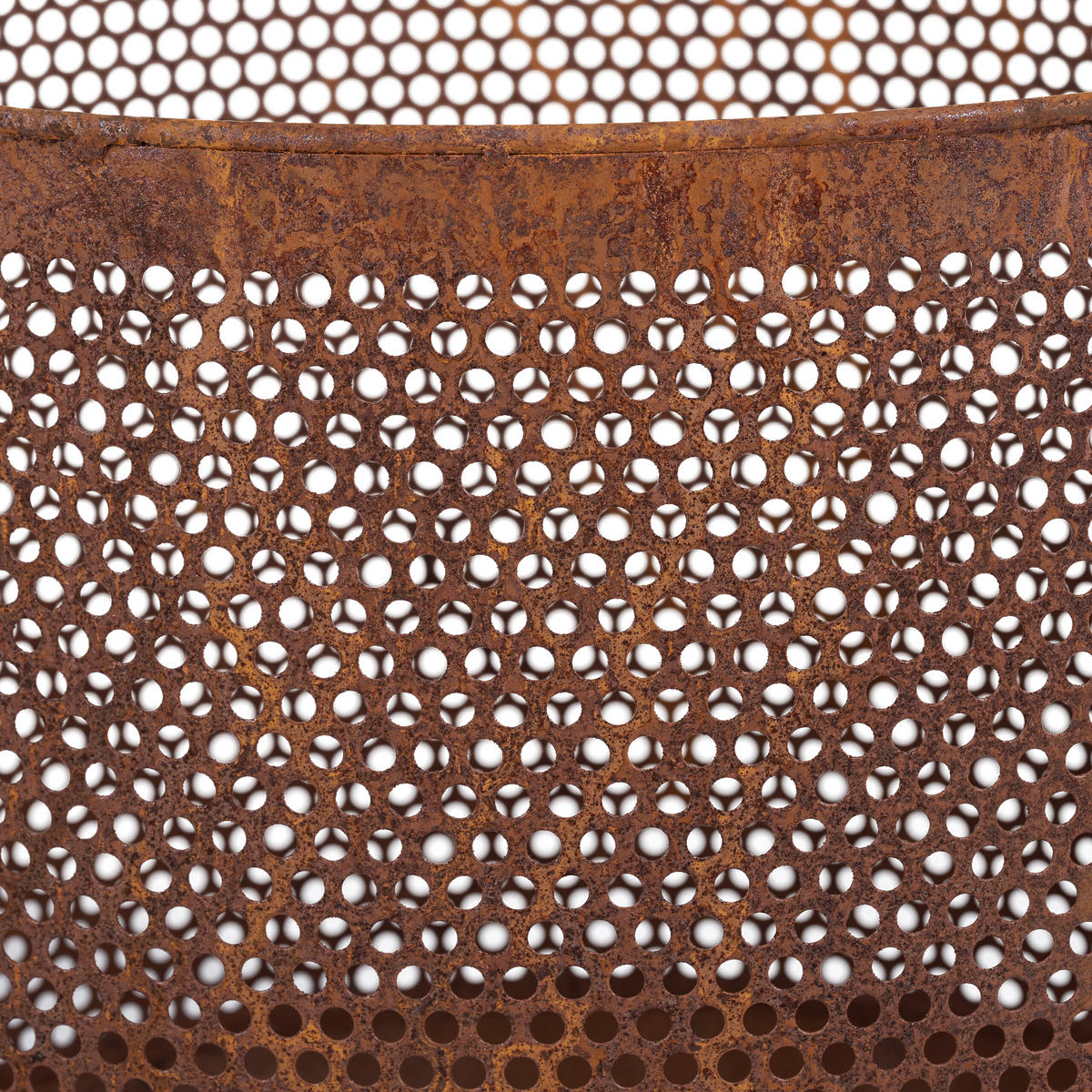 FEUERKORB - Braun, Metall (44/53/44cm) - Relaxdays