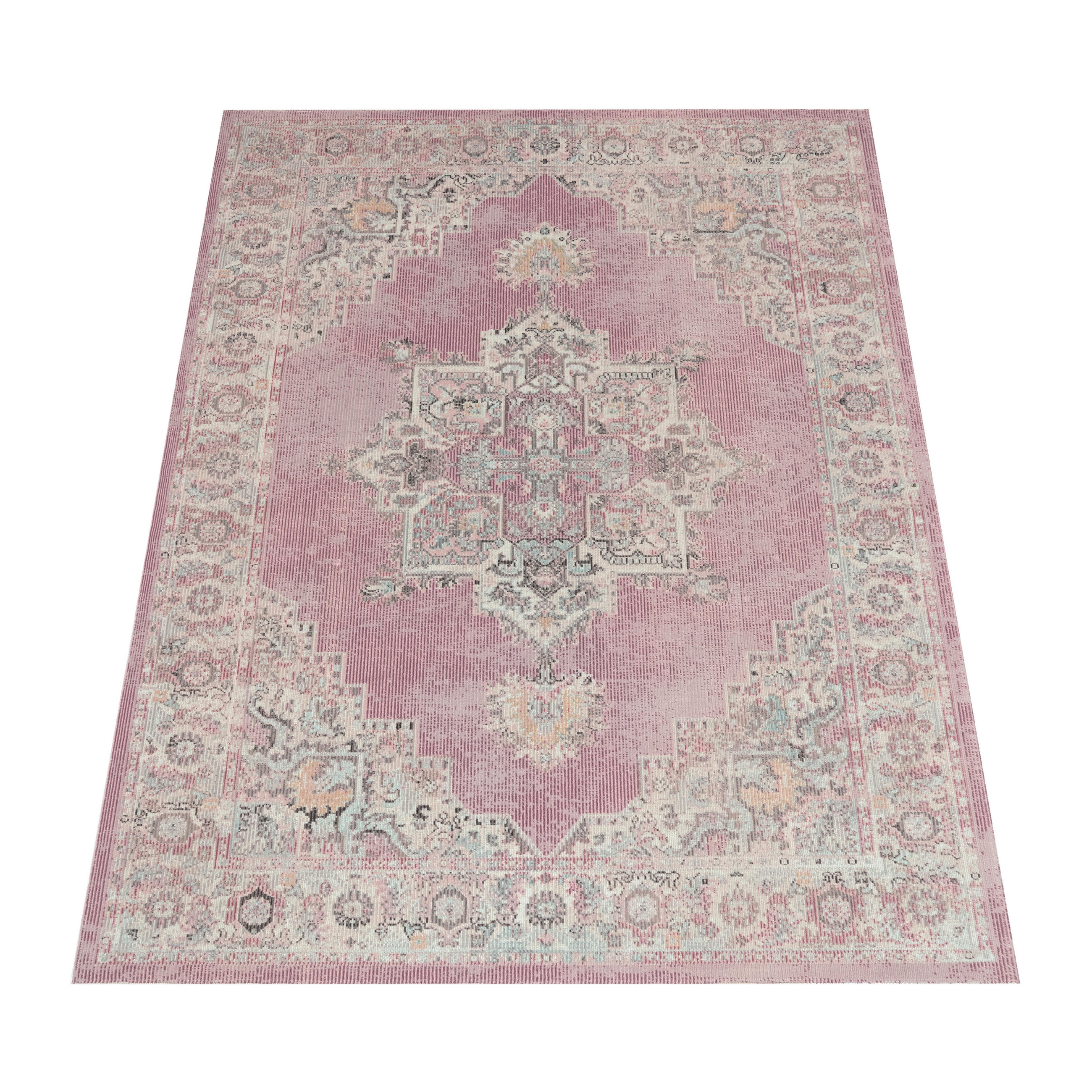 OUTDOORTEPPICH 60/100 cm Torres 275 - Pink, Textil (60/100cm) - Paco Home