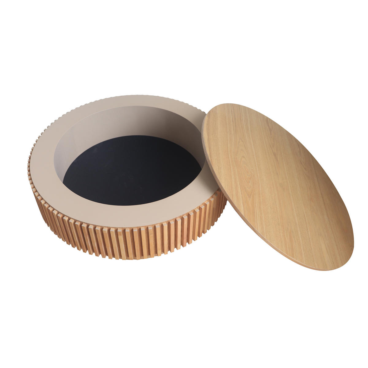 COUCHTISCH Naturfarben 75/75/35 cm - Naturfarben, Holz (75/75/35cm) - PANGIVO
