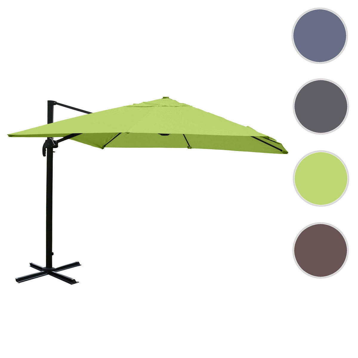 AMPELSCHIRM I Grün 300/300 cm - Grün, Textil (360/300cm) - MCW