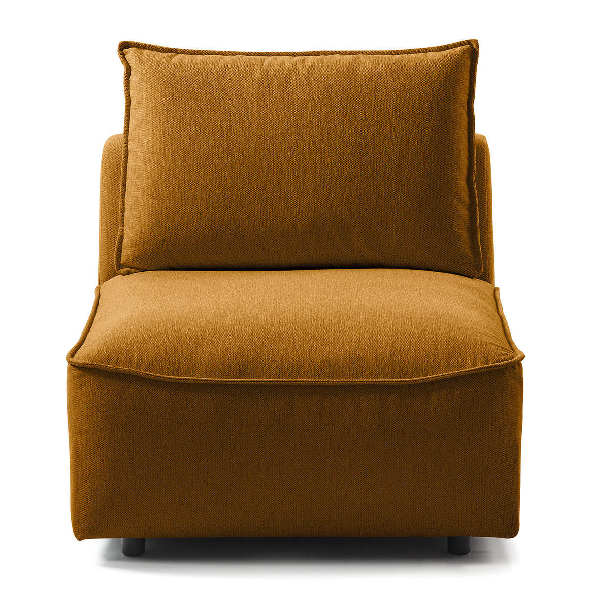 MODULSESSEL - Orange, Holz/Textil (80/82/99cm) - home24